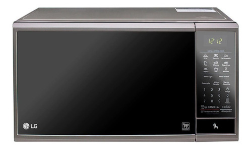 Imagem 1 de 4 de Micro-ondas LG MS3095L   prata 30L 127V