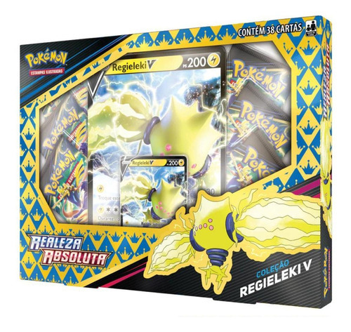 Caja Pokémon Absolute Royalty Collection Regieleki V Copag