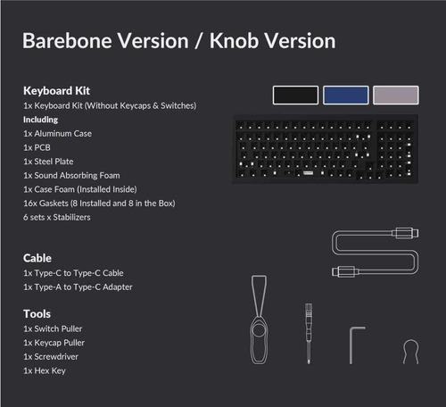 Imagen 5 de 10 de Teclado Mecanico Keychron Q5 Custom Qmk Via Rgb Pc Mac Gamer