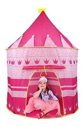 Carpa Castillo Para Niños Niñas Portátil Tipo Tienda Oferta