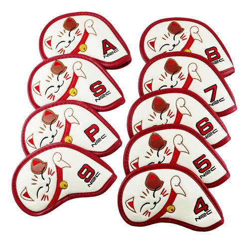 9 Pcs Planchas Cubiertas De Cabeza Set Headcovers Set Tapas