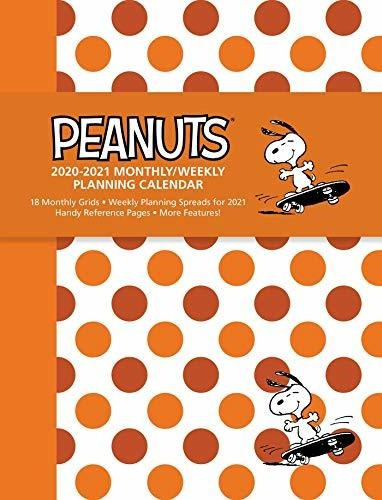 Peanuts 2020-2021 Monthly/weekly Planning Calendar