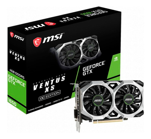 Tarjeta De Video Geforce Gtx 1650 D6 Ventus Xs Oc