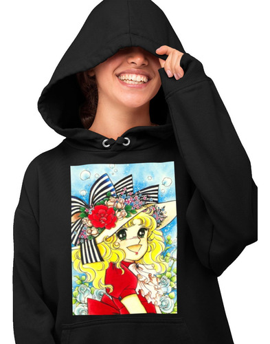 Sudadera Negra Candy Candy Anime Retro 02