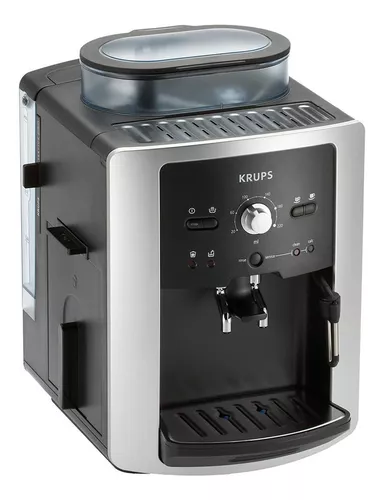 Cafetera Krups Espresseria XP7200 automática plateada y negra expreso 220V