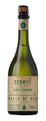 Sidra Zedryc Dry Cider 750ml. Mendoza