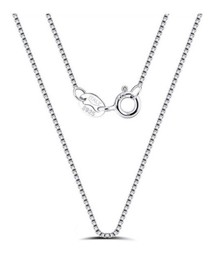 Cadena Collar Veneciano Para Mujer En Plata Italiana 925