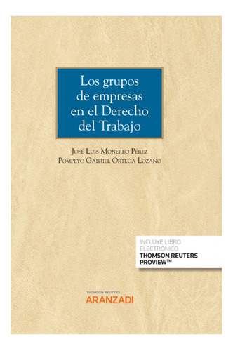 Grupos De Empresas En El Derecho Del Trabajo Los - Monereo J