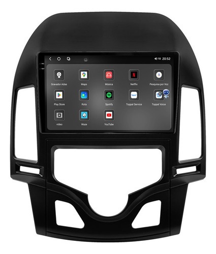 Multimídia I30 2011 Dig Tpros 12/256gb 9p Carplay Octa 360