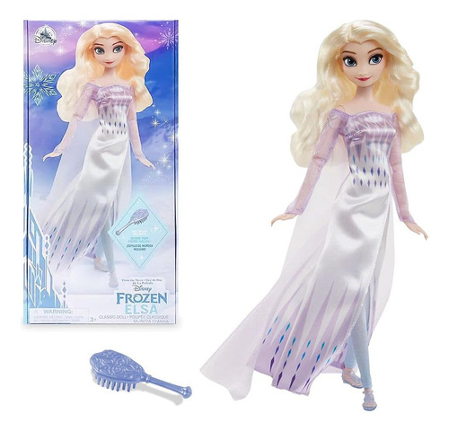 Disney Store Muñeca Clásica Oficial Princesa Elsa De Frozen