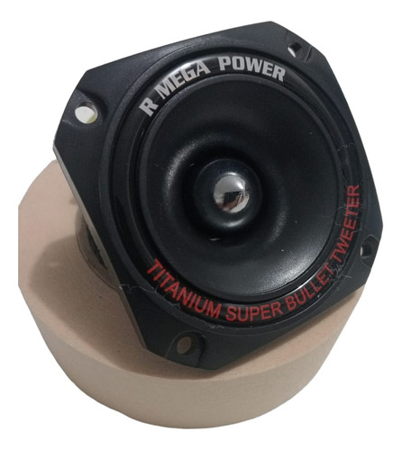 2 Tweeter Tipo Bala Mega Power 380w 3p Open Show Car Audio
