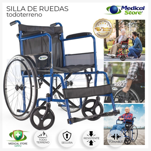 Silla De Ruedas De Lujo Plegable Compacta Todo Terreno Drive