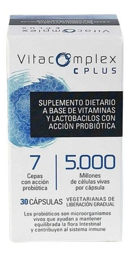 Probiotico 7 Cepas + Vitaminas Vegano Vitacomplex C Plus