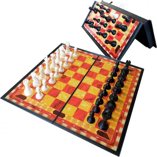 Conjunto Xadrez Magnético Jogo de Mesa