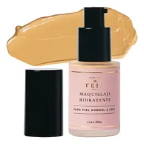 Comprar Base de maquillaje en crema Teia Cosméticos Piel normal - seca MAQS Maquillaje para piel normal seca de ingredientes naturales - 30 gr Teia Cosméticos tono medio bronceado - 30mL 79g
