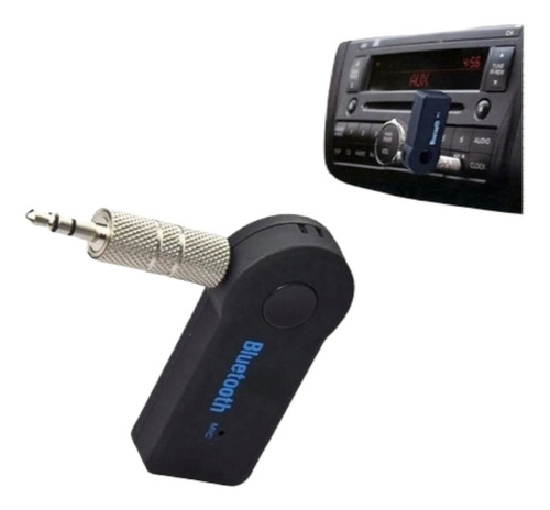 Imagen 4 de 6 de Adaptador Receptor De Musica Audio Bluetooth Auxiliar Carro