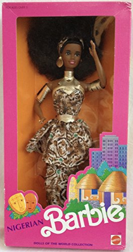 Mattel Barbie Nigeriana 1989 Muñecas De La Colección Mundial