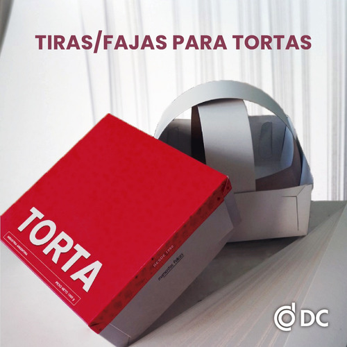 Tiras Fajas Para Tortas Panaderia Pasteleria Confiteria 10kg