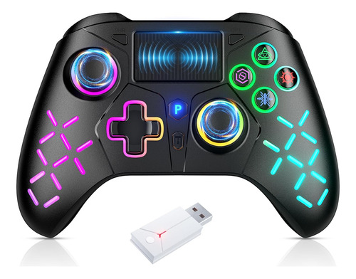Gamrombo Led Wireless Controller For Ps5/ps5 Pro/ps5 Slim...