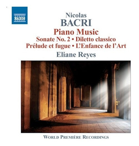 Piano Music - Bacri Nicolas (cd)