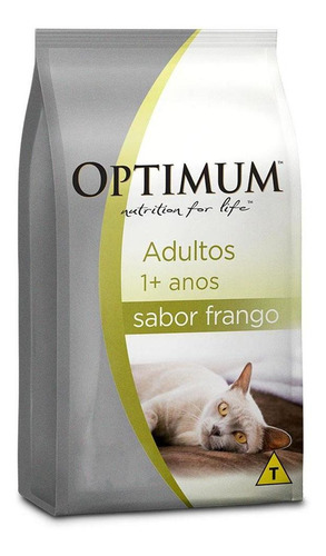 Ração Optimum Gatos Adultos Frango 10,1kg