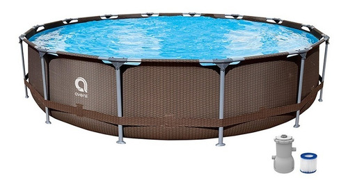 Piscina Estructural 4.27m X 0.84m Round Steel Frame Pool