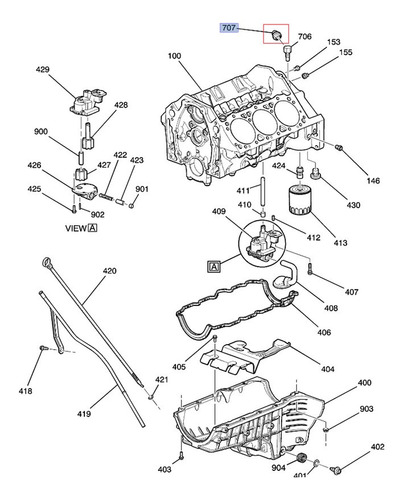 Sensor Presion Aceite Chevrolet Silverado 1500 4.3l V6 2007