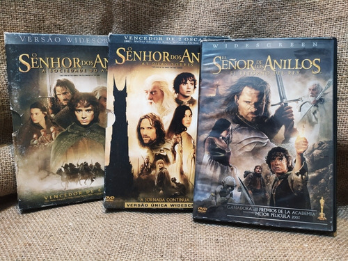 Trilogía Señor De Los Anillos Lord Of The Rings 6 Dvd Orig.