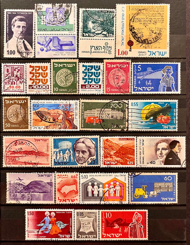 Israel - Lote De 25 Sellos - Temas Diferentes P951