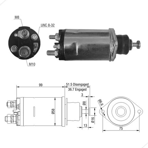 Automatico Motor Partida Blazer Jimmy Gm 6.2 6.5 V8 88 A 98
