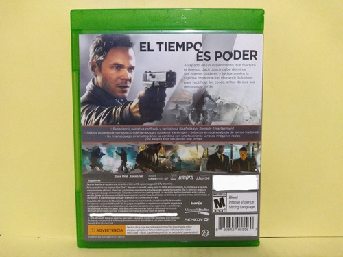 Quantum Break Xbox One Usado Buen Estado. (Usado)