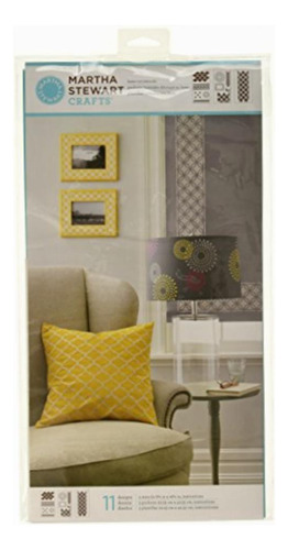 Martha Stewart Crafts Plantillas Grandes 8.75 X 16.75