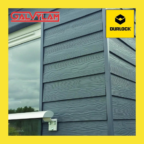 Siding Cedral Texturado Natural 6mm Borde Recto X Tira Blanco