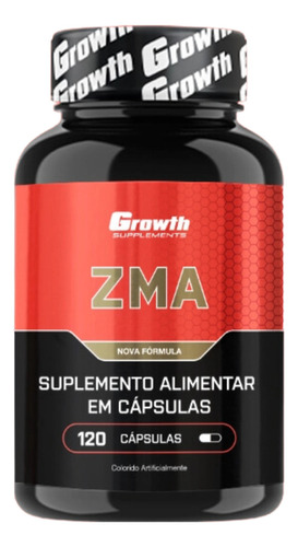 Zma 120 Cápsulas Growth Supplements Sabor Neutro
