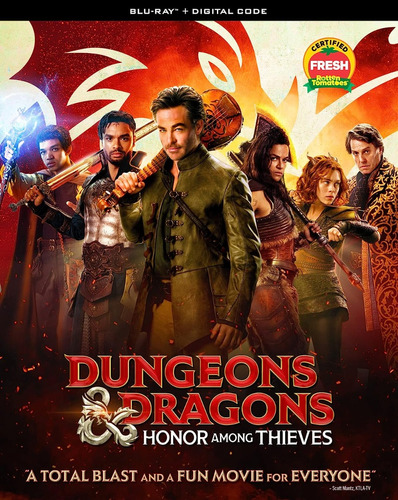 Blu-ray Dungeons And Dragons Honor Among Thieves (2023)