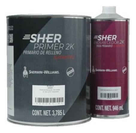 Sher Primer 2k Kit 4.731l Blanco