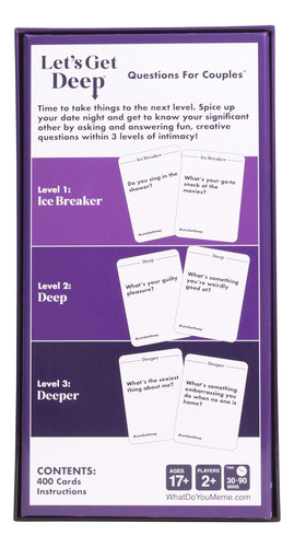 Juego De Cartas Para Parejas, Ideas Para Noche De Citas Y Am