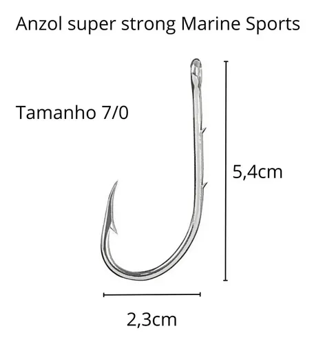 2005 ボンヌマール　３本セット Anzol Pesca Resistente Marine Sports Nickel 4330 N7 10 Peças