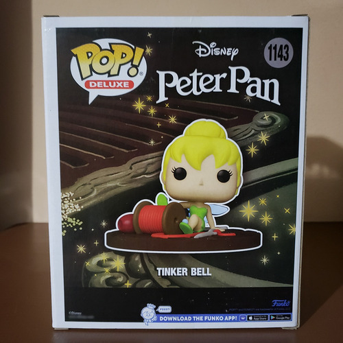 Funko Pop! Deluxe Disney Peter Pan Tinker Bell 1143 Original (Usado)