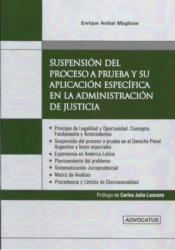 Suspensión Proceso A Prueba Aplicación Específica Magli 