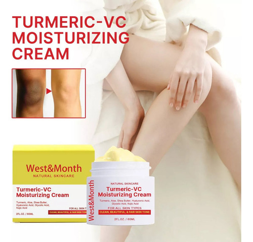 Crema Blanqueadora Hidratante De Curcuma 60 Ml *1 Pieza