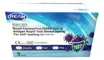 Comprar 5 Pruebas Rapidas Antigeno Sars Cov-2 Para Saliva