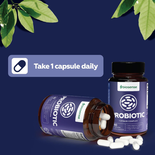 Bio Sense Colon Health Probióticos Y Prebióticos 60 Caps