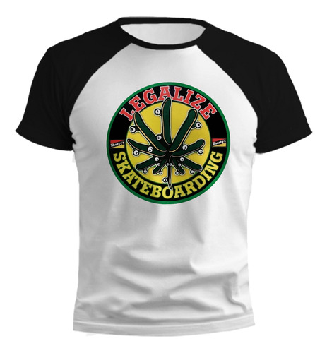 Remera Legalize Skateboarding Ranglan