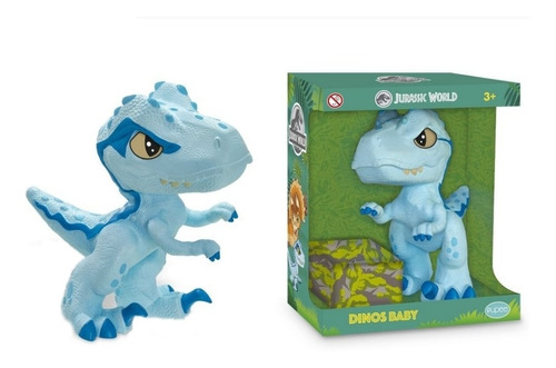 Brinquedo Dinossauro Jurassic World Velociraptor Blue Baby