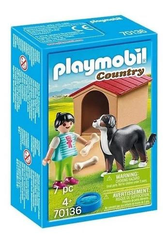 Brinquedo Playmobil Country Casa Do Cachorro E Comida 2505 Quantidade De Peças 6