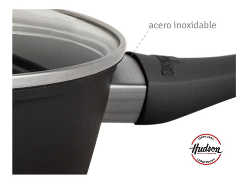 Imagen 4 de 9 de Bateria De Cocina Induccion Hudson 5 Piezas Total Black