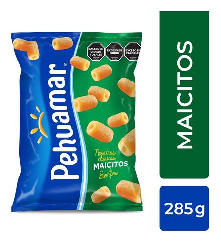 Imagen 1 de 3 de Maicitos Pehuamar X 285 Gr Pepsico Snacks Picadas Cumpleaños