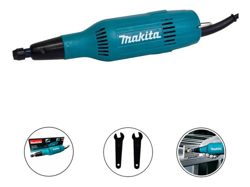 Retificadeira 6 Mm 1/4  Makita Gd0603