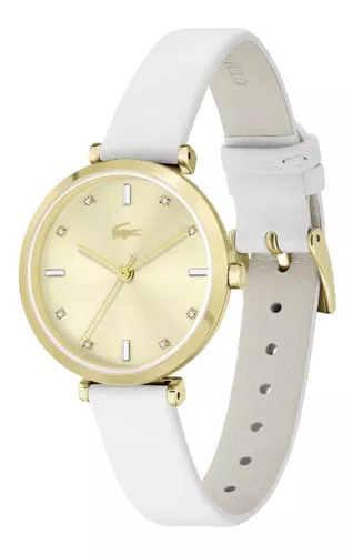 Reloj de mujer Lacoste de piel gris 2001013